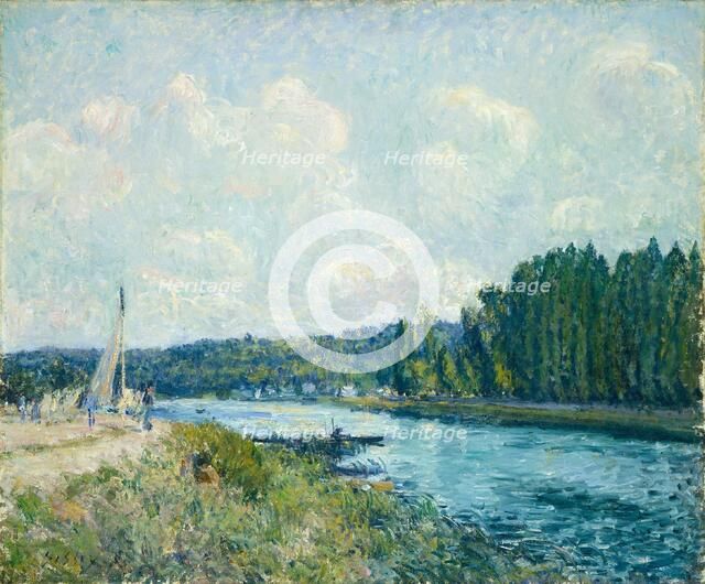 The Banks of the Oise, 1877/1878. Creator: Alfred Sisley.