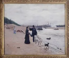 The banks of the Seine, c1880. Creator: Jean Beraud