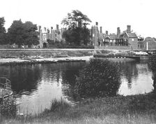 The Bankside at Hampton Court, Richmond, London, 1894. Creator: Unknown