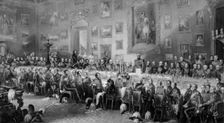 The Banquet after the Battle of Waterloo c1846. Artist: William Greatbach