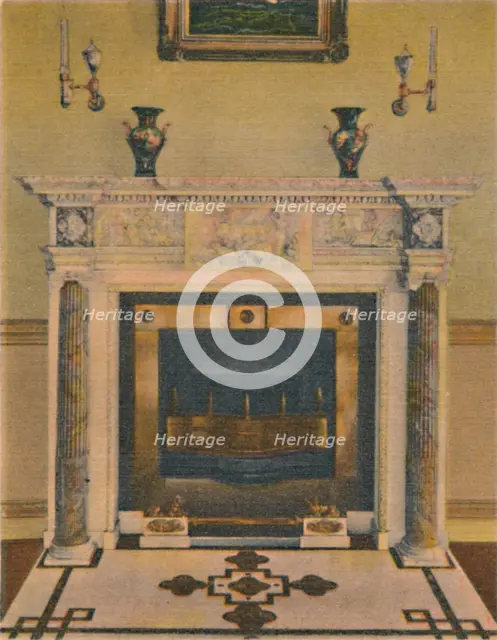 'The Banquet Hall Mantel', 1946. Artist: Unknown.