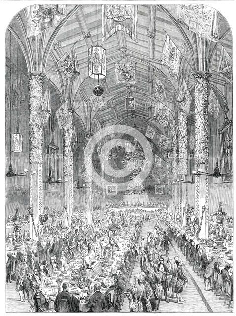 The Banquet in the Guildhall at York, 1850. Creator: Unknown.