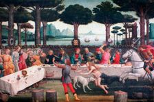 The Banquet in the Pine Forest 1482-1483. Artist: Sandro Botticelli