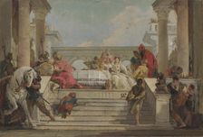 The Banquet of Cleopatra, 1740s. Creator: Tiepolo, Giambattista (1696-1770)