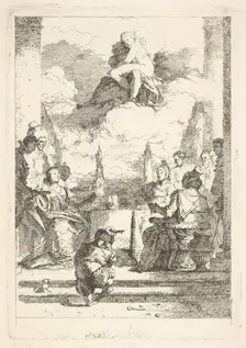 The Banquet of Anthony and Cleopatra, ca. 1764. Creator: Jean-Honore Fragonard