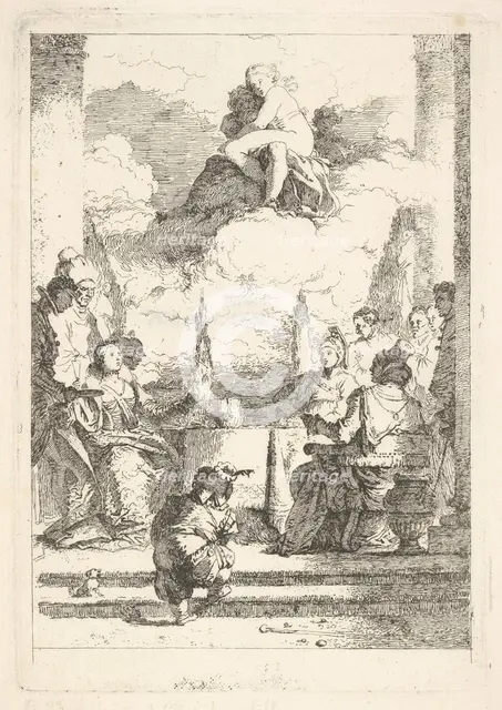 The Banquet of Anthony and Cleopatra, ca. 1764. Creator: Jean-Honore Fragonard.