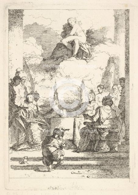 The Banquet of Anthony and Cleopatra, ca. 1764. Creator: Jean-Honore Fragonard.