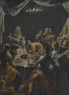 The Banquet of Ahasuerus, unknown date. Creator: Giuseppe Varotti
