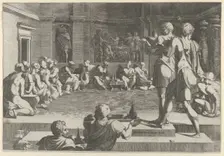 The Banquet of Alexander, 1540-50. Creator: Domenico del Barbiere