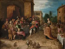 The Banquet of Herod. Salome Presents the Head of John the Baptist, 1623-1626. Creator: Frans Francken II