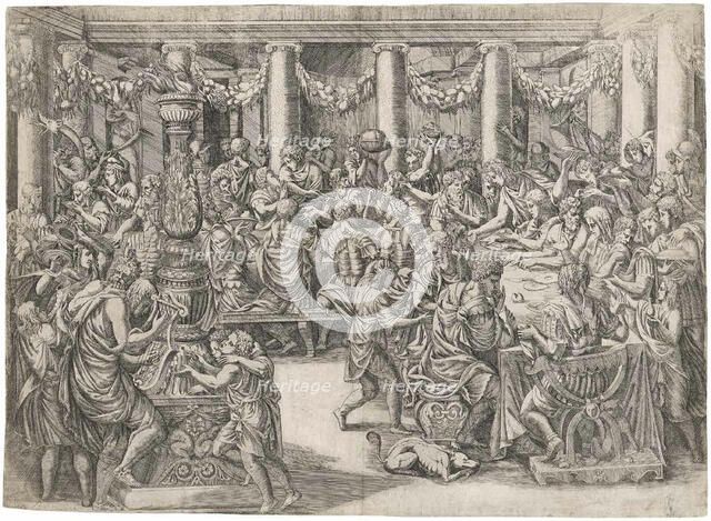 The Banquet of Scipio, 1543. Creator: Antonio Fantuzzi.