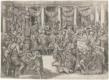 The Banquet of Scipio, 1543. Creator: Antonio Fantuzzi