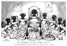The Banquet of the Black Dolls 19th century.Artist: George Cruikshank
