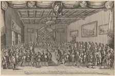 The Banquet of the Piacevoli, 1627. Creator: Stefano della Bella