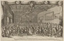 The Banquet of the Piacevoli, 1627. Creator: Stefano della Bella