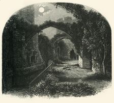 The Banqueting Hall, Conway Castle c1870