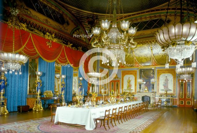 The Banqueting Hall, Royal Pavilion, Brighton, East Sussex, 1960s. Artist: Eric de Maré