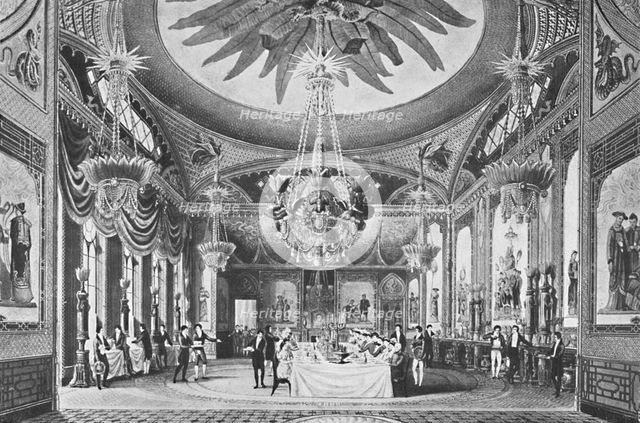 'The Banqueting Room', c1827, (1939).  Artist: Unknown.