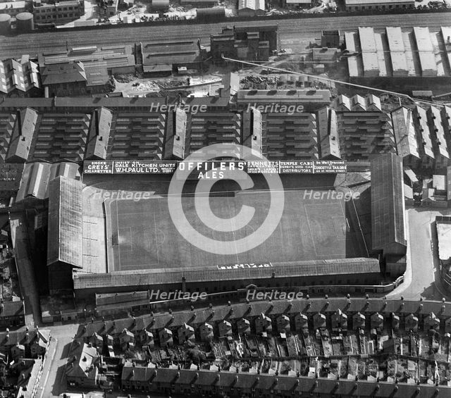 The Baseball Ground, Derby, Derbyshire, 1952. Artist: Aeropictorial Ltd.