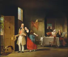 The Bashful Cousin, c. 1841-1842. Creator: Francis William Edmonds
