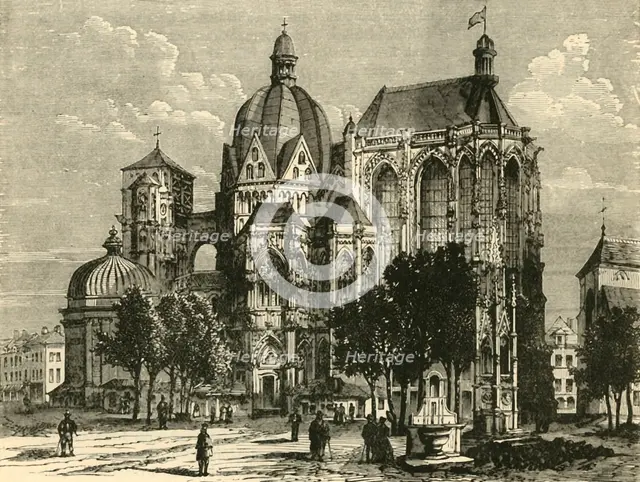 'The Basilica of Aachen, or Aix-La-Chapelle', 1890.   Creator: Unknown.