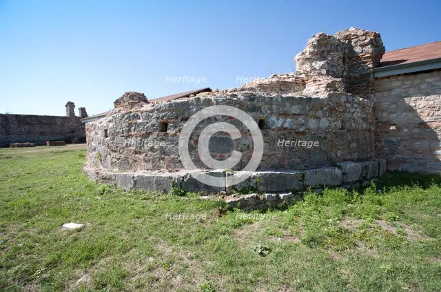 The Basilica of Aghios Dimitrios, Nikopolis, Greece. Creator: Samuel Magal.
