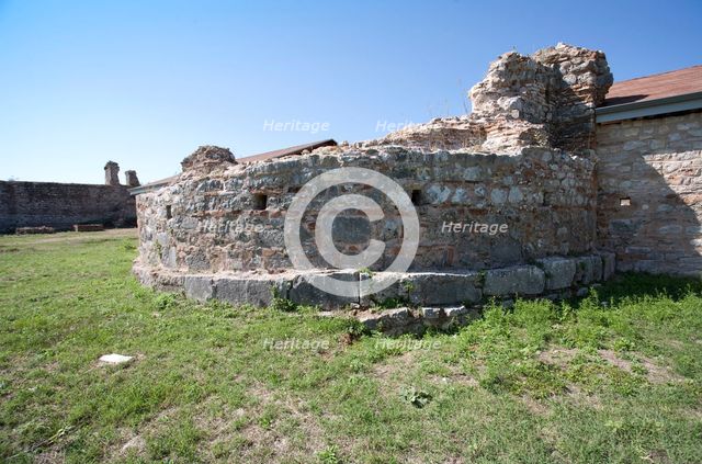 The Basilica of Aghios Dimitrios, Nikopolis, Greece. Creator: Samuel Magal.