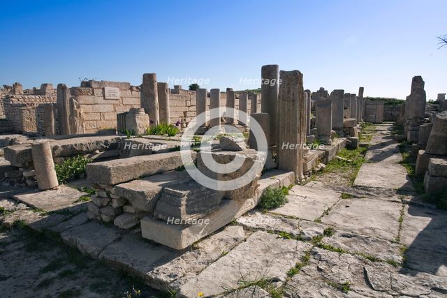 The Basilica of Hildeguns, Mactaris, Tunisia. Creator: Samuel Magal.
