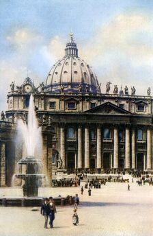 The Basilica of Saint Peter, Rome, 1926