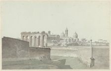 The Basilica of Santa Maria Maggiore in Rome, c.1809-c.1812. Creator: Josephus Augustus Knip