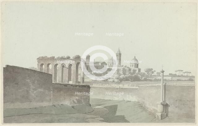 The Basilica of Santa Maria Maggiore in Rome, c.1809-c.1812. Creator: Josephus Augustus Knip.