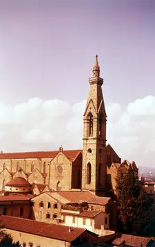 The Basilica of Santa Croce, Florence, Italy, c1955. Creator: Arthur Charles Kirby Ware