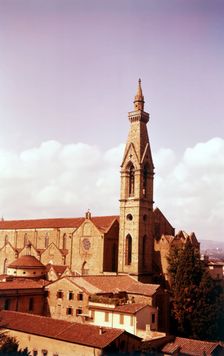 The Basilica of Santa Croce, Florence, Italy, c1955. Creator: Arthur Charles Kirby Ware