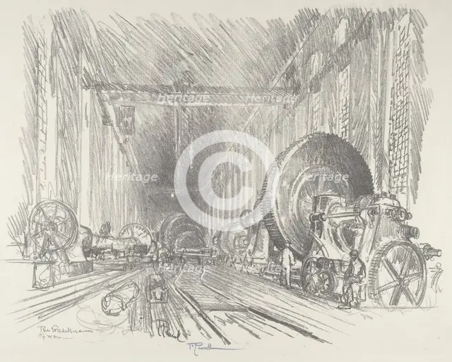 The Basilica of War, 1916. Creator: Joseph Pennell.