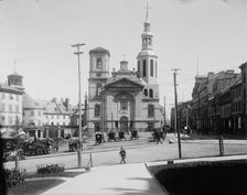 The Basilica, Quebec, between 1890 and 1901. Creator: Unknown