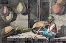 The Basket Maker c1798 (1822). Creator: Unknown