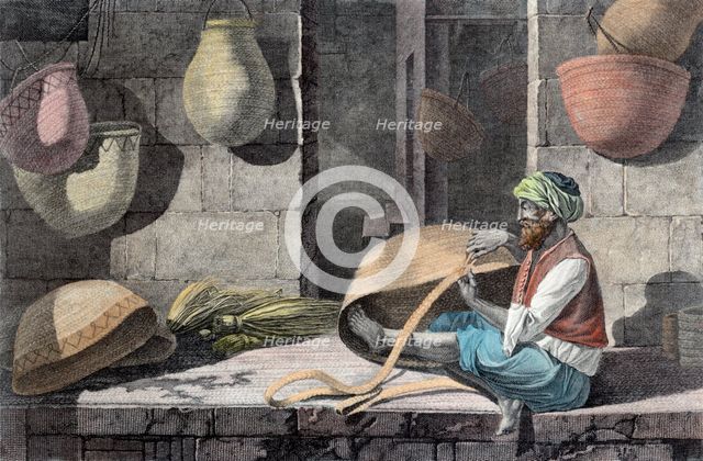 'The Basket Maker', c1798 (1822). Creator: Unknown.