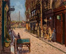 The Basket Shop, Rue St Jean, Dieppe, c1911-1912. Creator: Walter Richard Sickert
