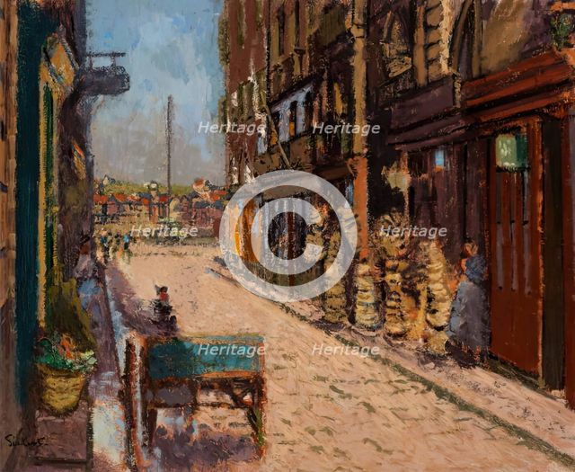 The Basket Shop, Rue St Jean, Dieppe, c1911-1912. Creator: Walter Richard Sickert.
