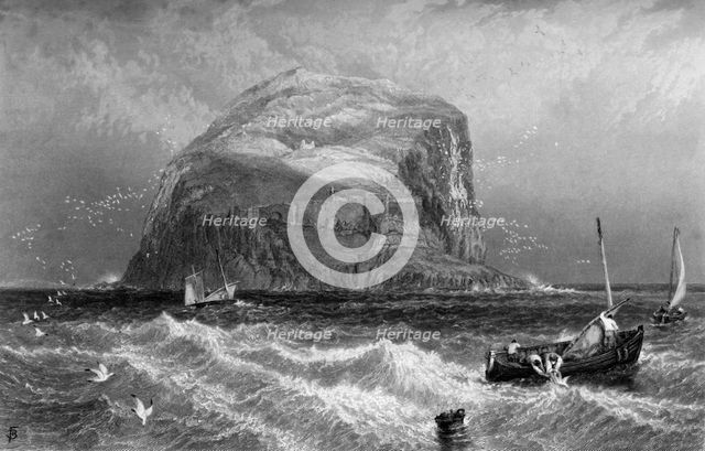 'The Bass Rock', c1870.