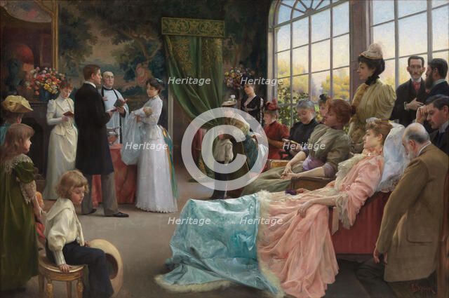 The Baptism, 1892. Creator: Julius LeBlanc Stewart.