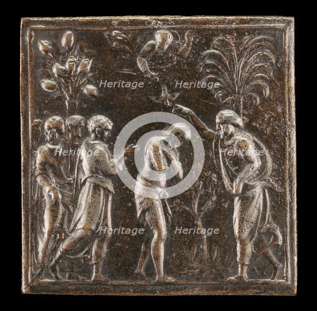 The Baptism in the Jordan, 1537 or after. Creator: Valerio Belli.