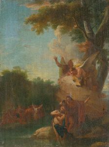 The Baptism in the Jordan, 1750-1770. Creator: Circle of Batista Tiepolo