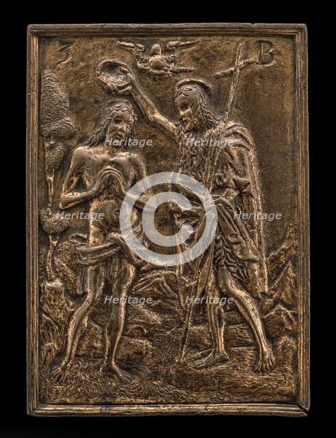 The Baptism in the Jordan, early 16th century. Creator: Unknown.