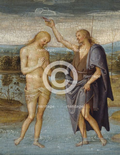 The Baptism of Christ, 1500/05. Creator: Perugino.