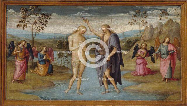 The Baptism of Christ, 1500/05. Creator: Perugino.