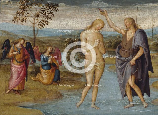 The Baptism of Christ, 1500/05. Creator: Perugino.