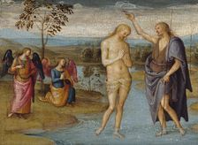 The Baptism of Christ, 1500/05. Creator: Perugino