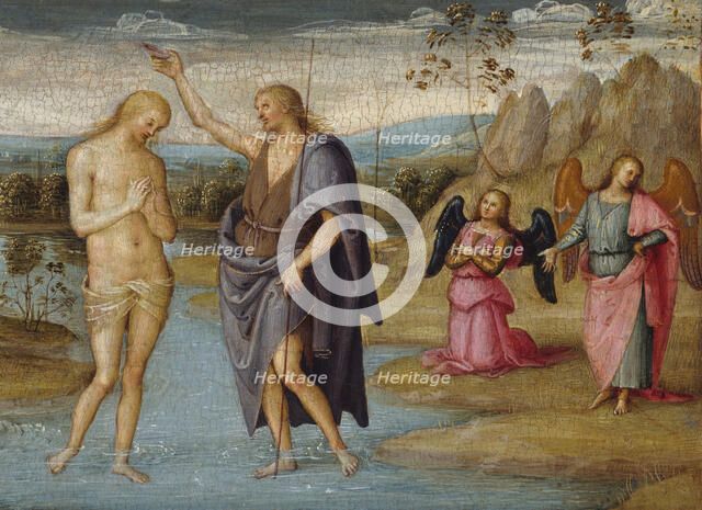 The Baptism of Christ, 1500/05. Creator: Perugino.