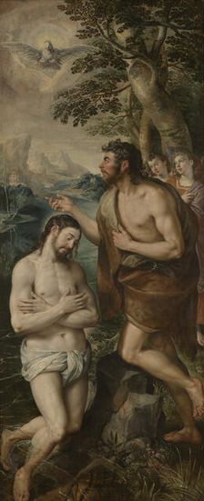 The Baptism of Christ, 1574. Creator: Martin de Vos